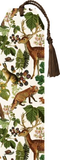 Sköna ting Kirjanmerkki  Metsän eläimet